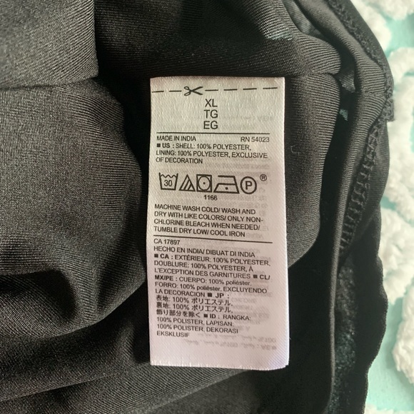 Old Navy embroidered black A Line dress - Picture 2 of 6